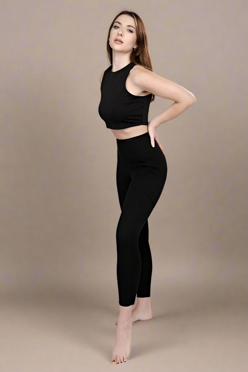 Brushed Microfiber Full Length Leggings