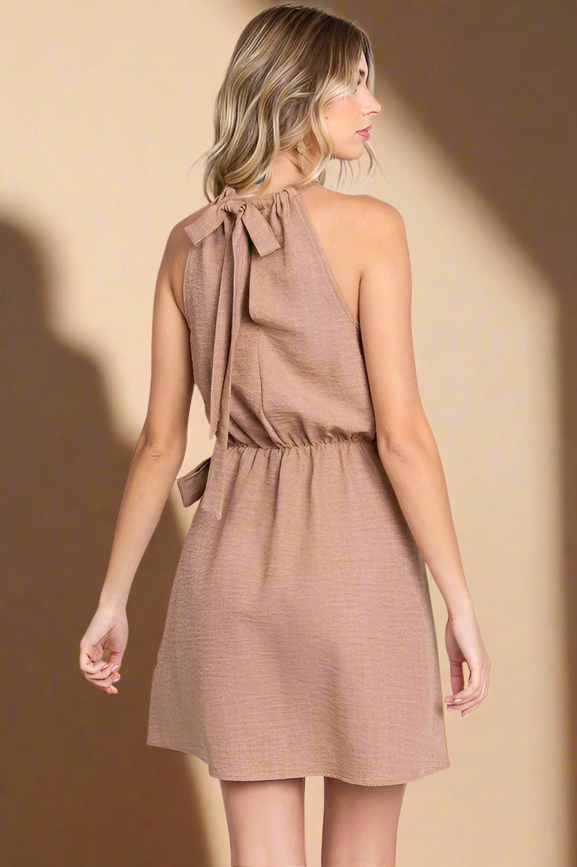 Halter Mini Dress