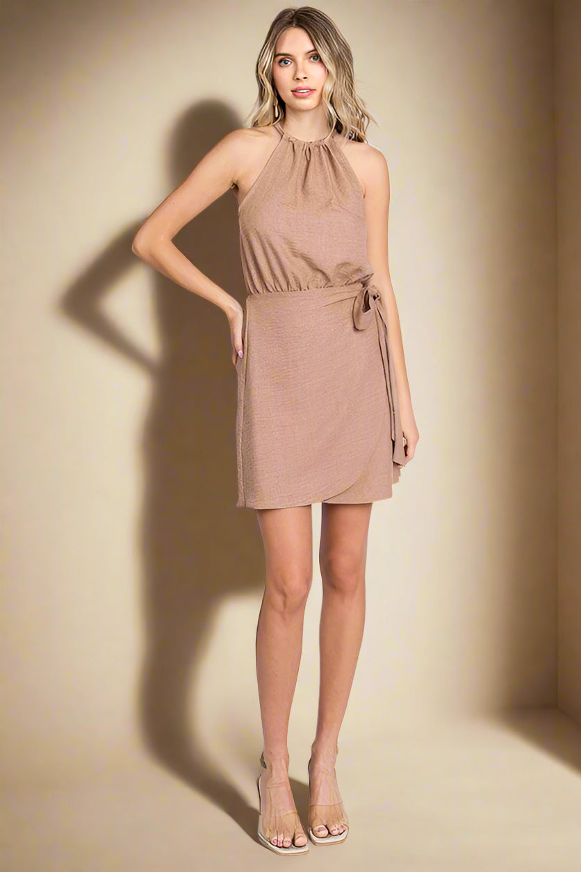 Halter Mini Dress