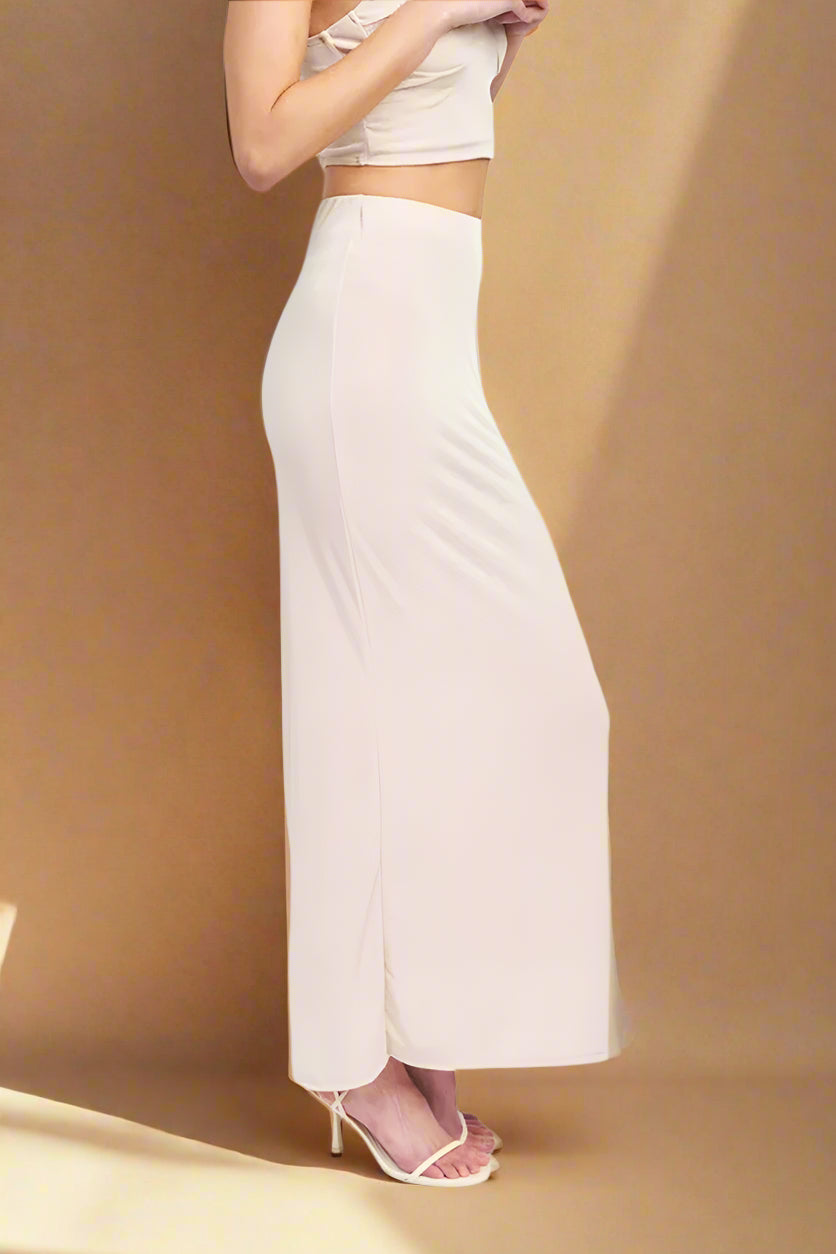 HIGH WAISTED MAXI SKIRT