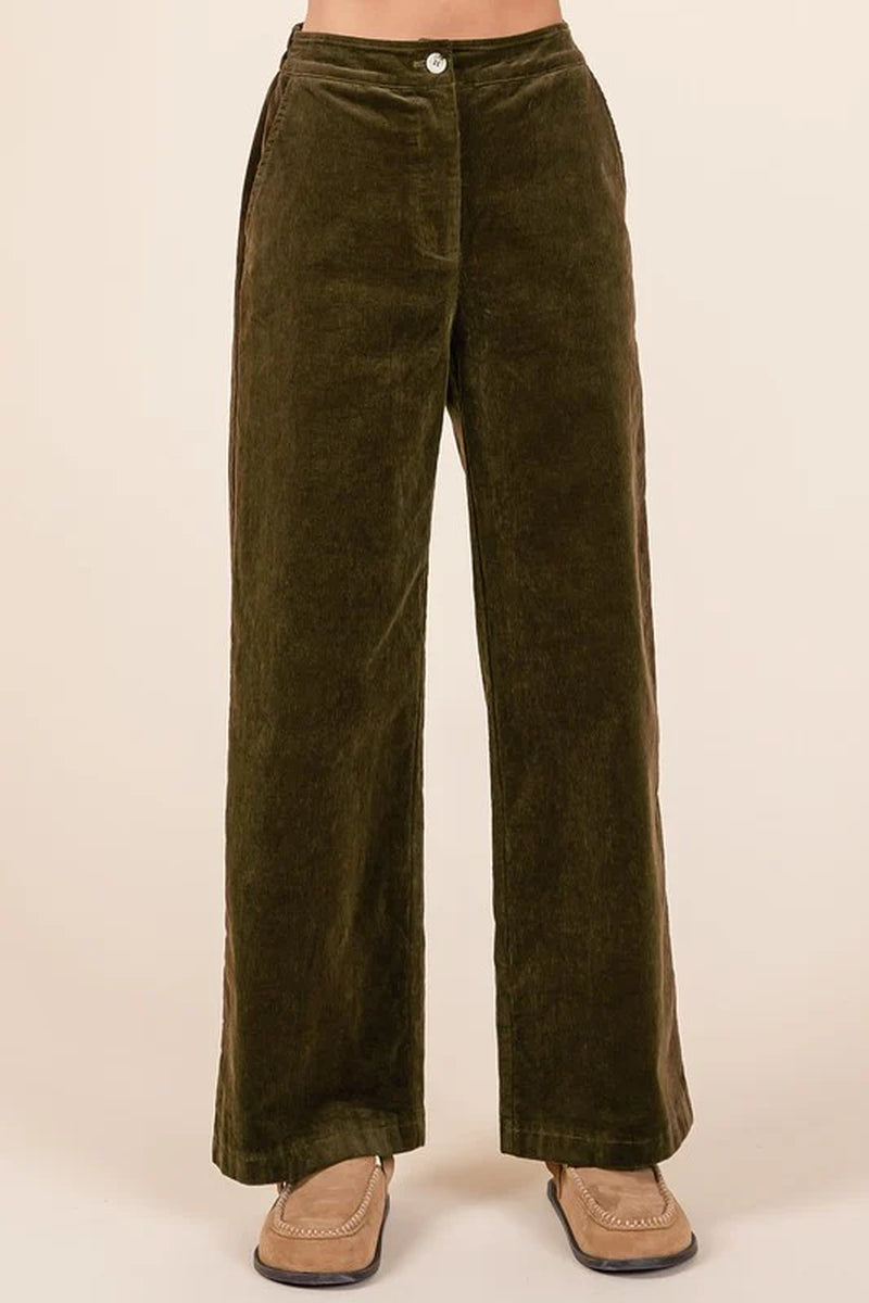 Women's Corduroy Waist Pants