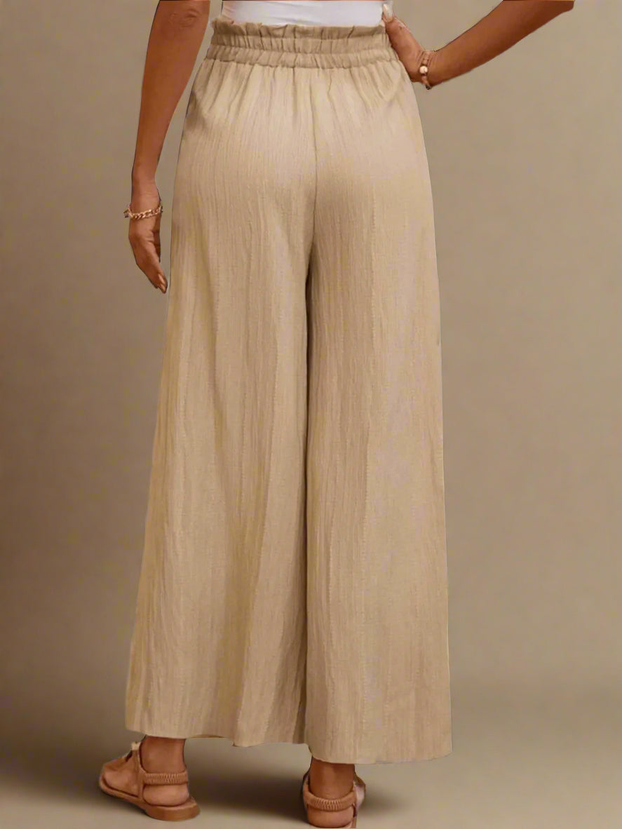 Frill Wide Leg Pants