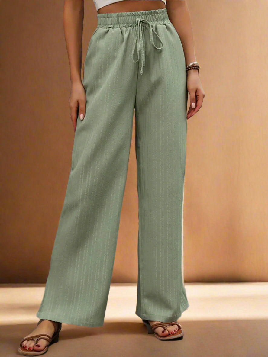 High Waist Wide Leg Pants