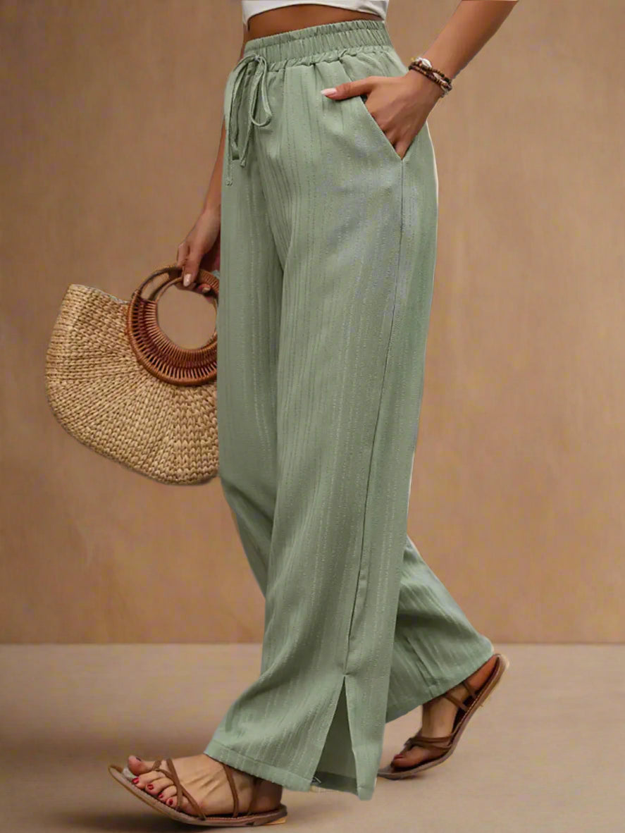 High Waist Wide Leg Pants