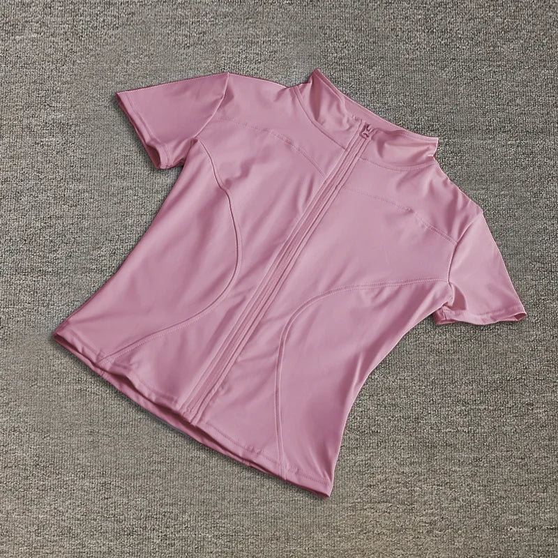 Women's zip up shirt