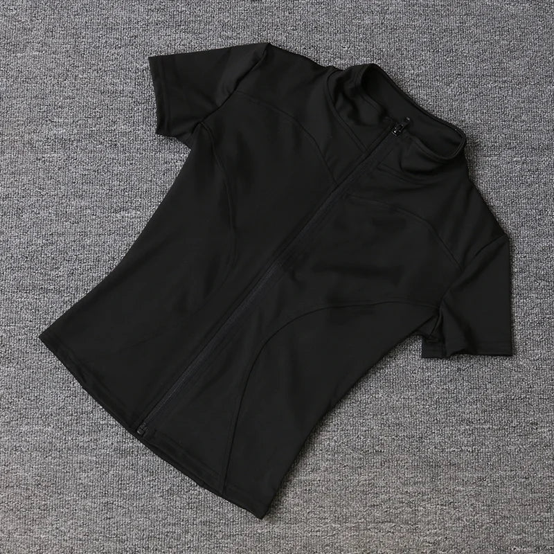 Women's zip up shirt