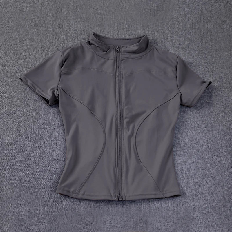 Women's zip up shirt