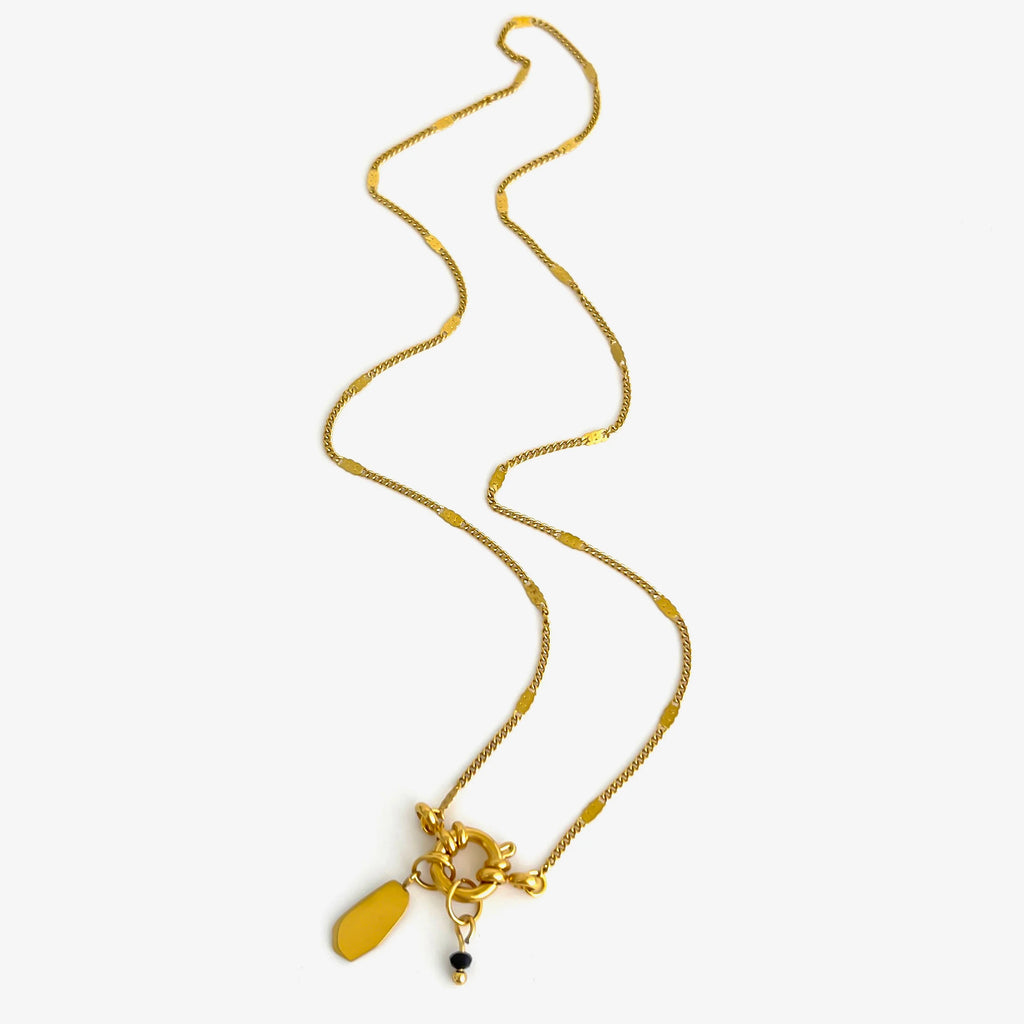 Women's Acrylic Letter Heart Necklace