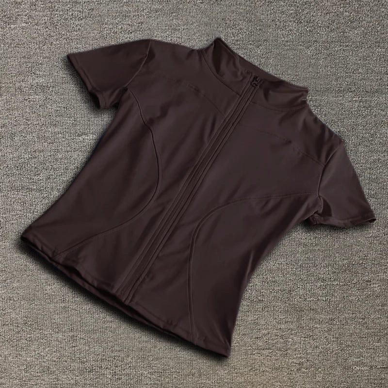 Women's zip up shirt