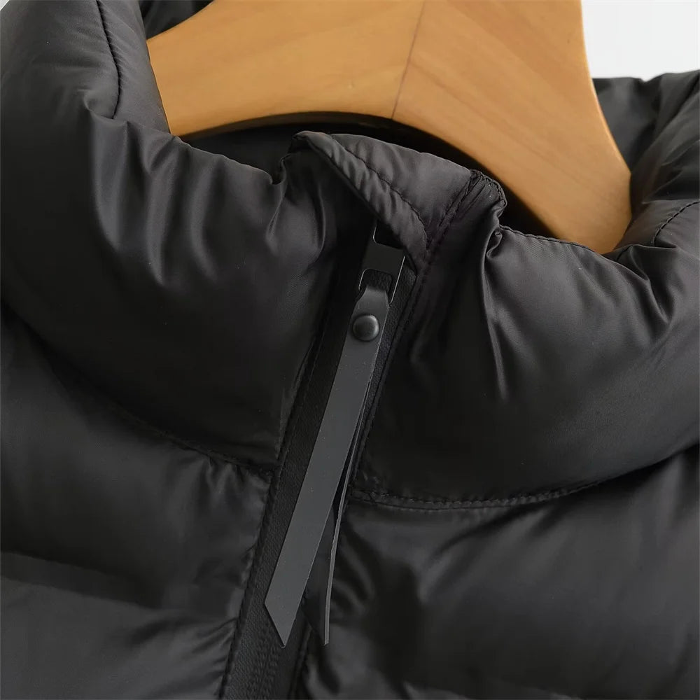 Women's puffer jacket long sleeve