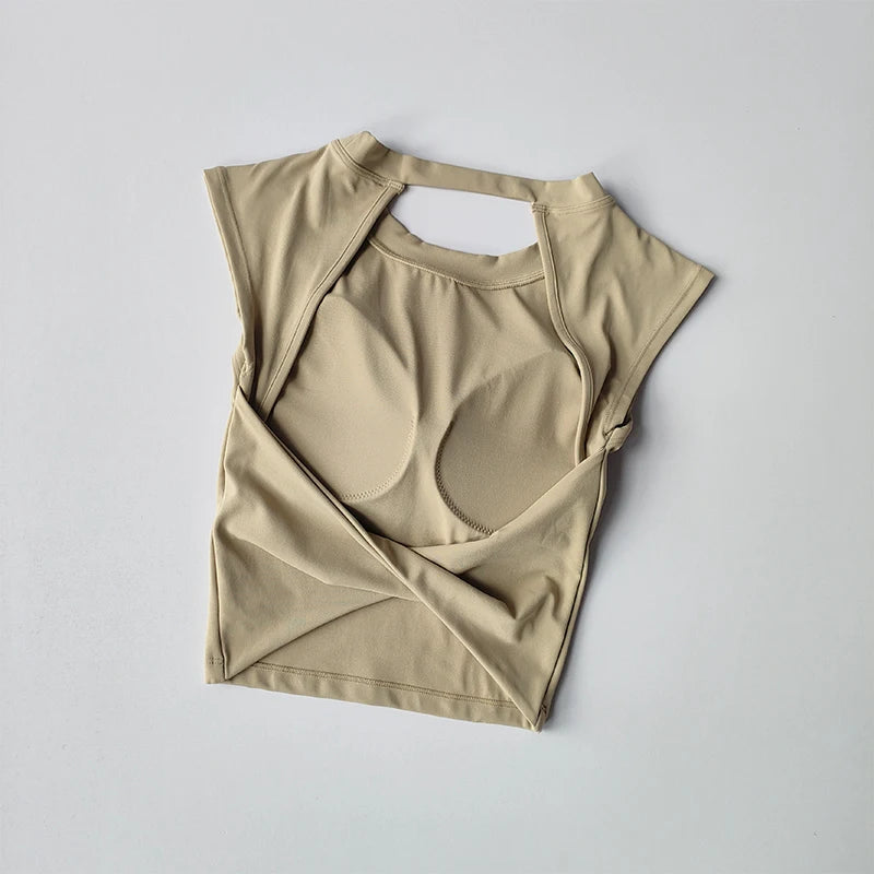 Women's QuickDry Backless Active Top