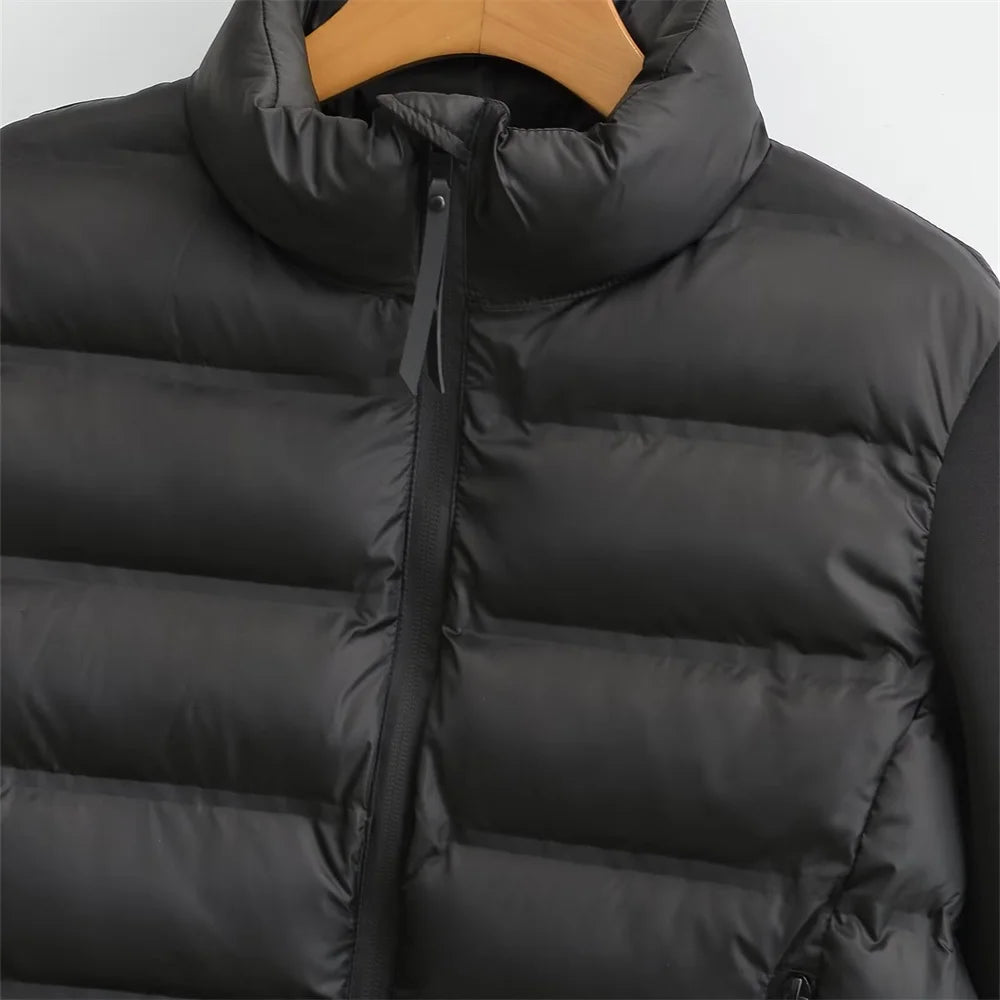 Women's puffer jacket long sleeve