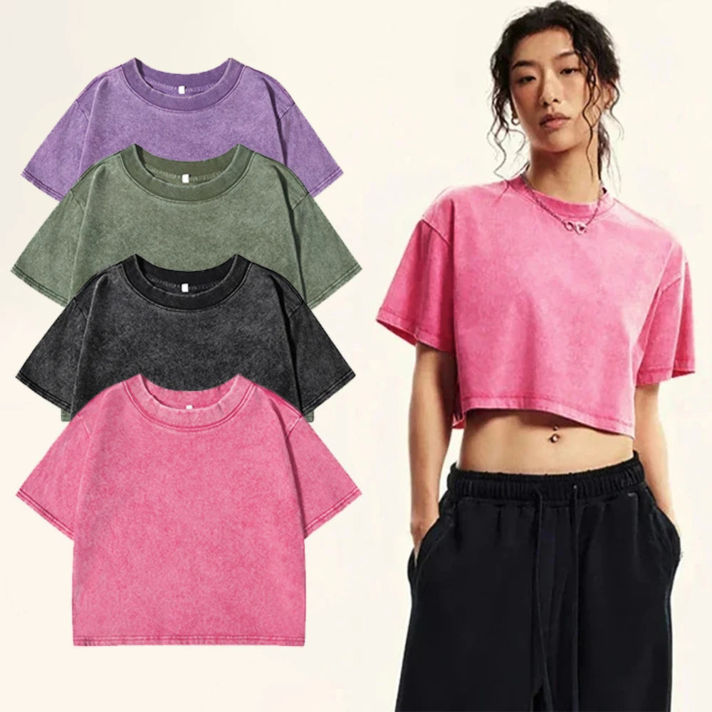 Women's Baggy Crop Top