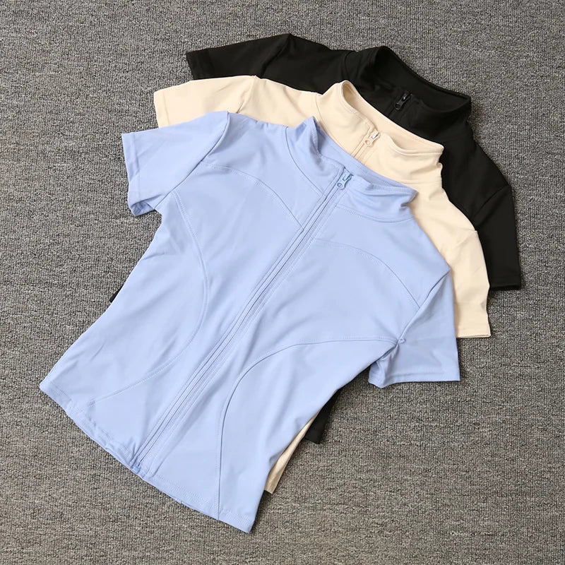 Women's zip up shirt
