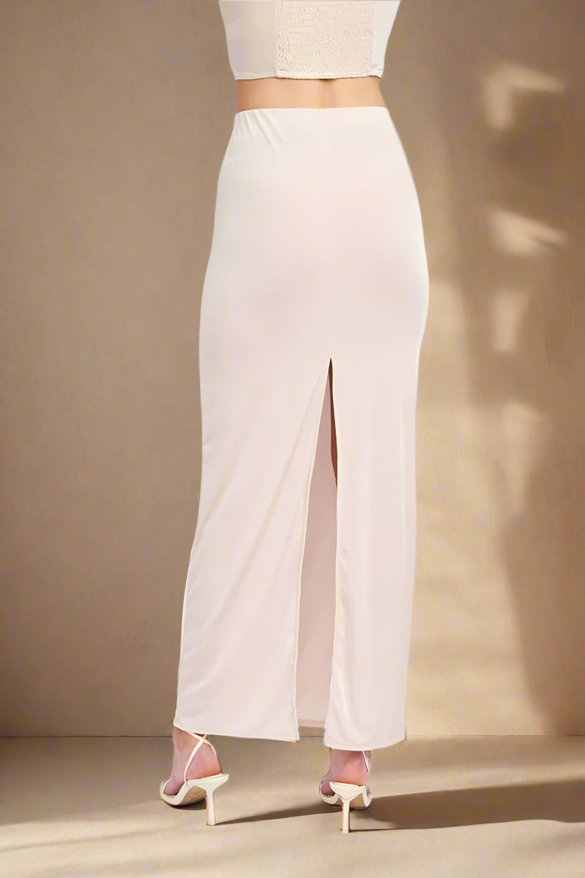 HIGH WAISTED MAXI SKIRT