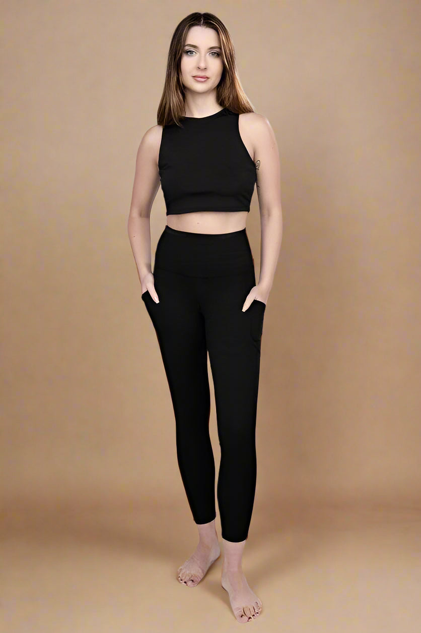 Brushed Microfiber Full Length Leggings